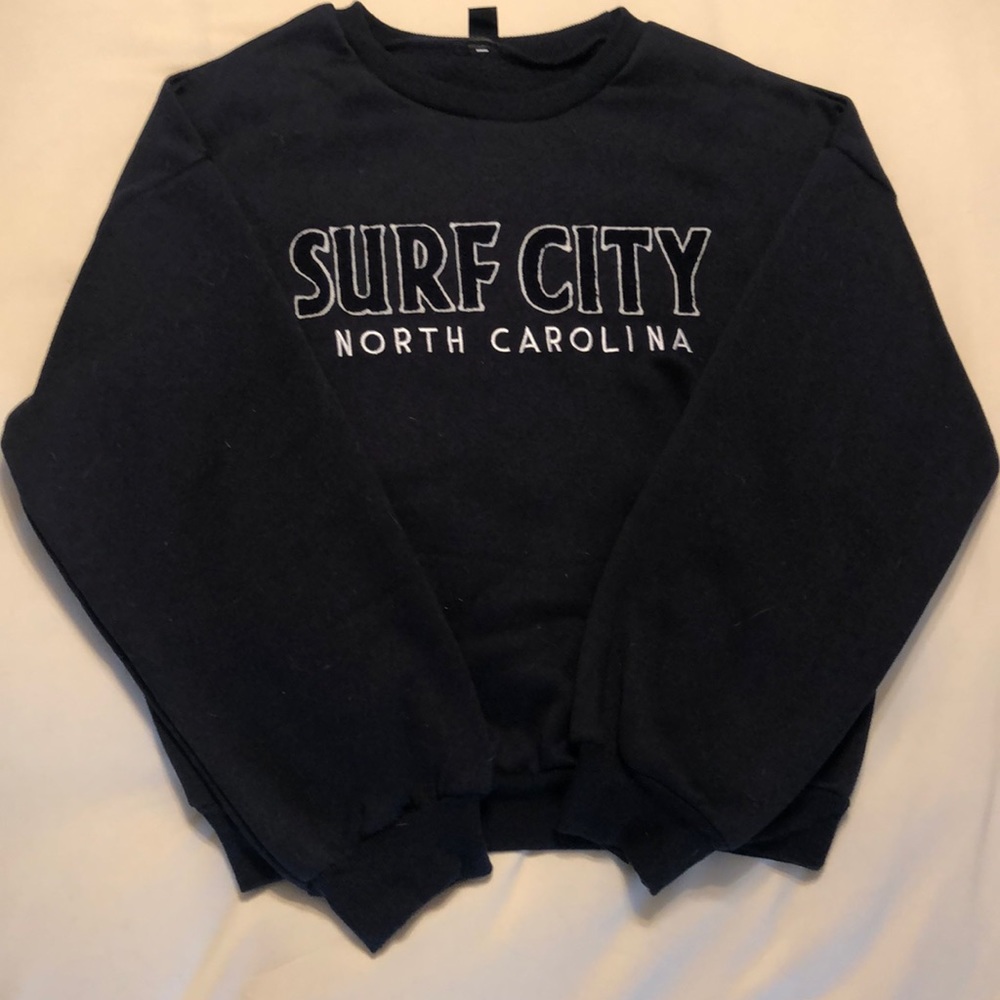 Dark blue Surf City crewneck M